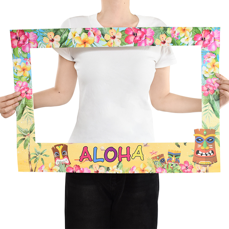 Hawaiian Party Aloha Photo Boo - Photo Booth Frame review and price