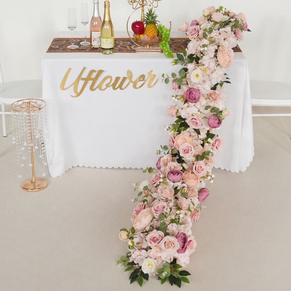 Uflower 200cm Pink Rose Hydran - Flower Wall Panel review and price