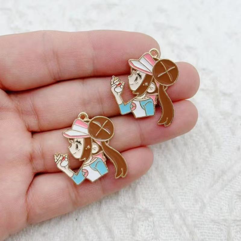 10pcs Cartoon Girl Drip Oil Al - Event Party review and price