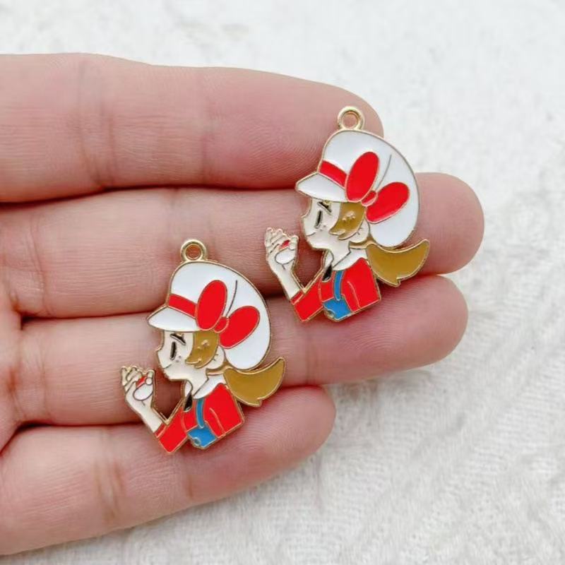 10pcs Cartoon Girl Drip Oil Al - Event Party review and price