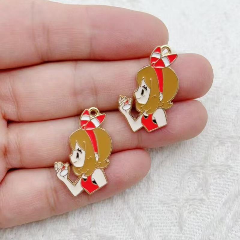 10pcs Cartoon Girl Drip Oil Al - Event Party review and price