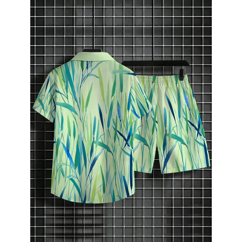 Summer Men's Tropical Print Sh - Event & Party Supply Photos review and price