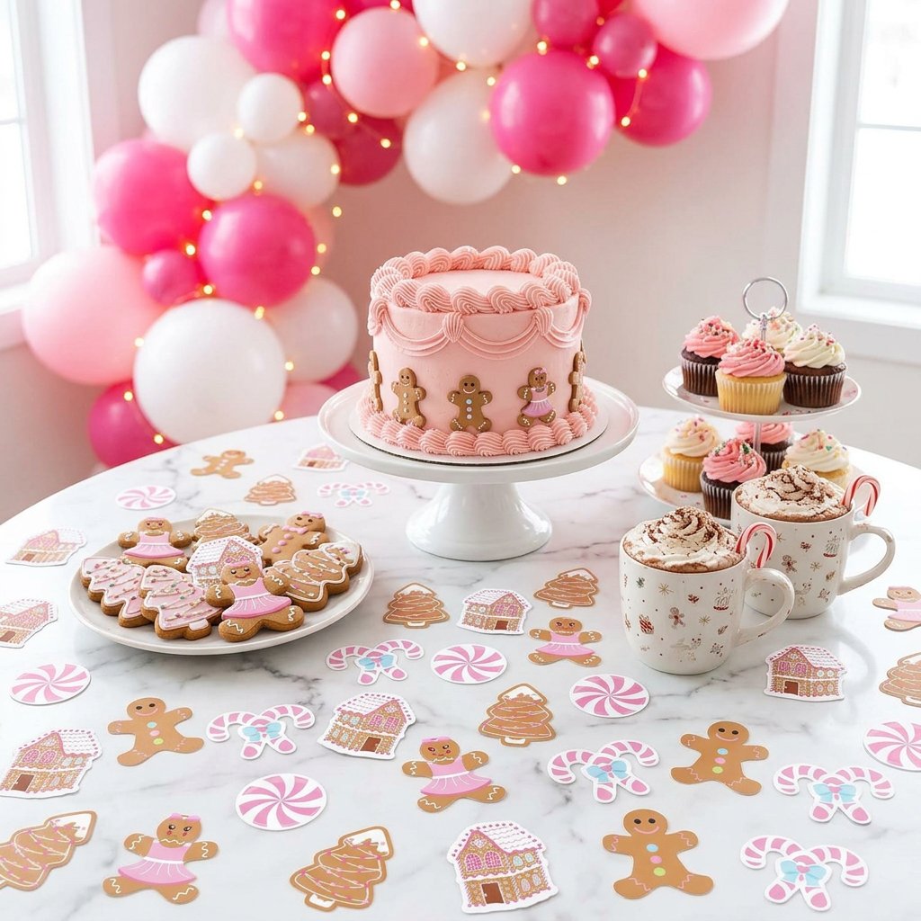 330Pcs Pink Gingerbread Christ - Papercraft Supply Confetti review and price