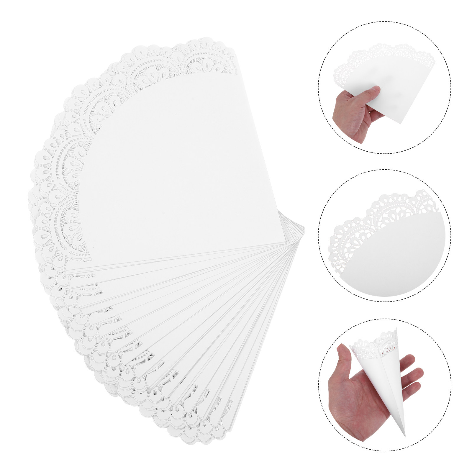 50pcs Wedding Confetti Cones H - Papercraft Supply Confetti review and price