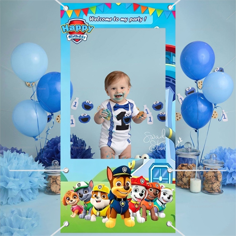 Cute Paw Patrol Dog Team Photo - Photo Booth Frame review and price