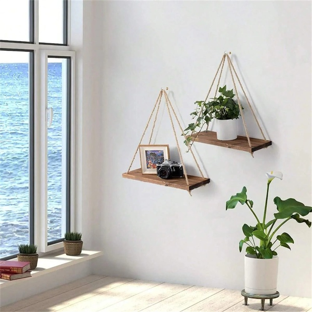 1pc Wood Hanging Shelve Swing  - Flower Wall Panel review and price