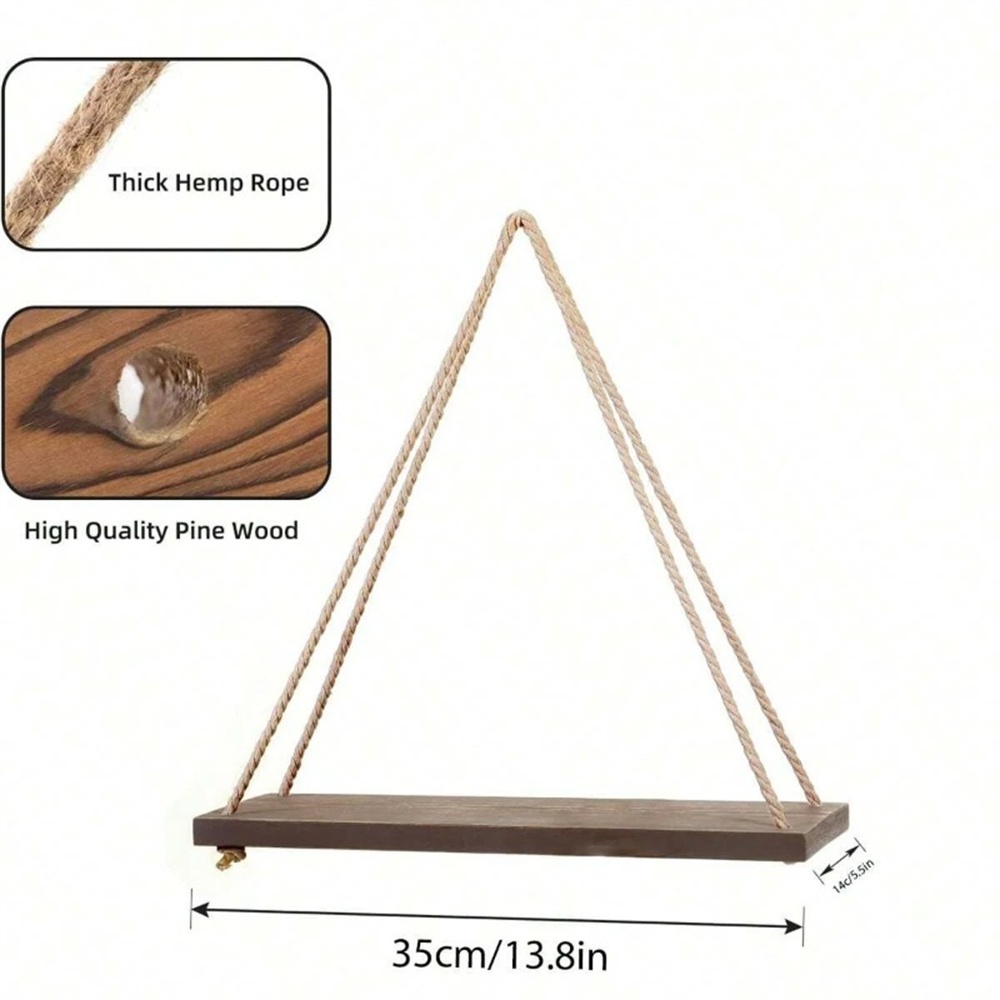 1pc Wood Hanging Shelve Swing  - Flower Wall Panel review and price