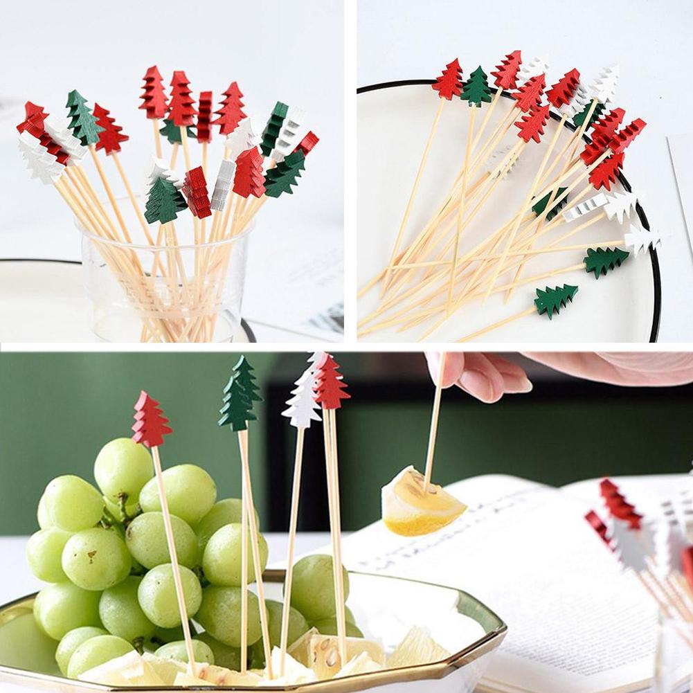 50Pcs Christmas Cocktail Picks - Centerpiece Stick review and price