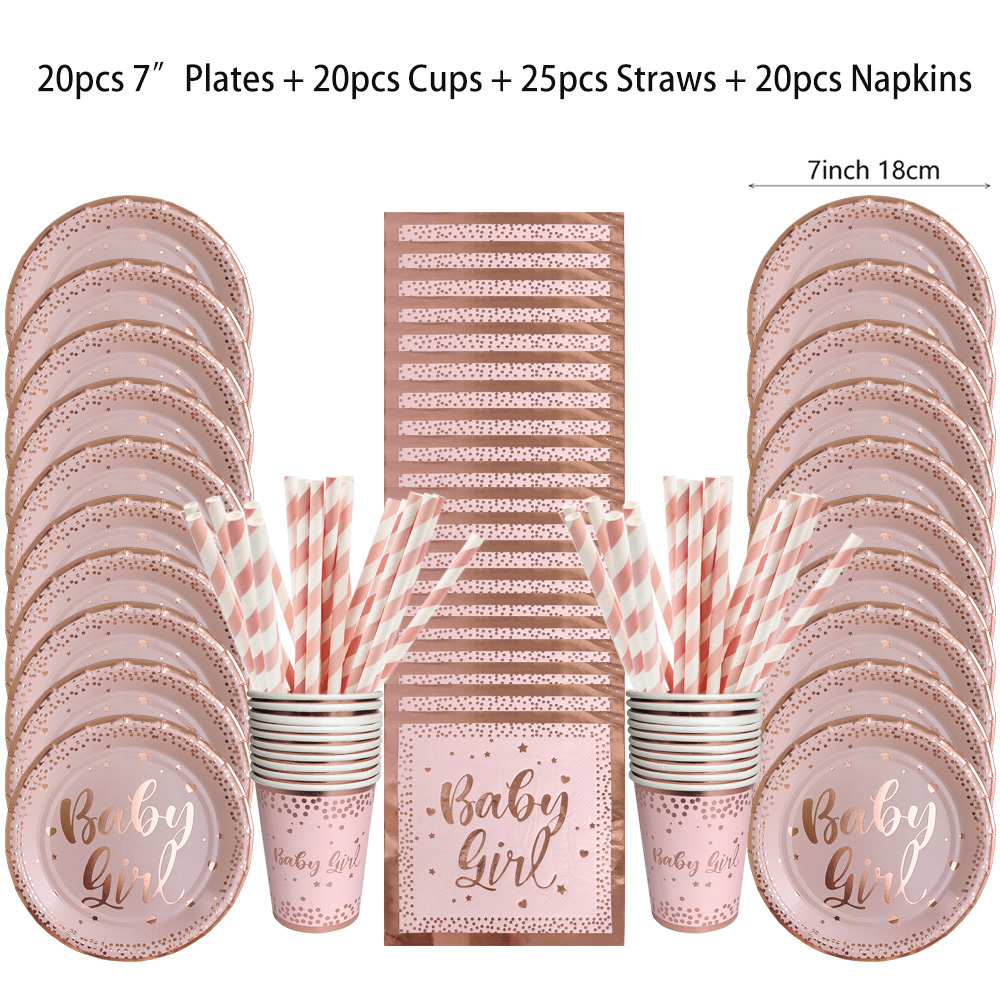 Rose Gold Party Disposable Tab - Paper Straw Color review and price