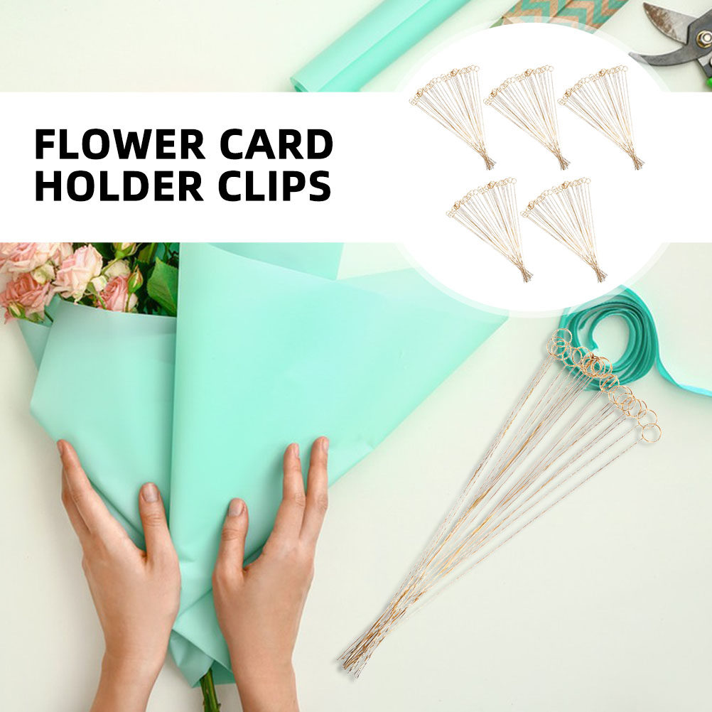 100Pcs Metal Flower Card Holde - Centerpiece Stick review and price