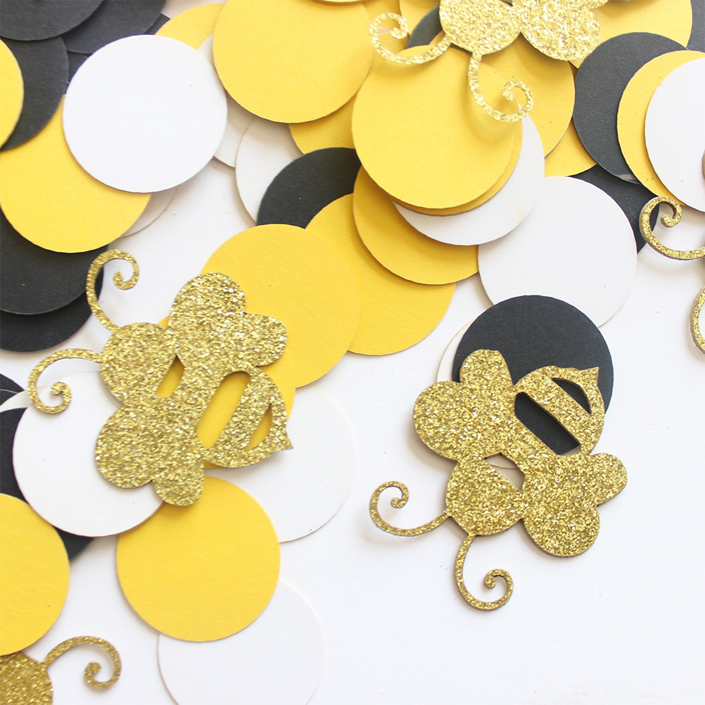 1Set Cartoon Bee Paper Scrap R - Papercraft Supply Confetti review and price